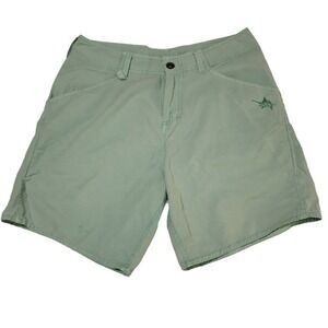 Guy Harvey Fishing Shorts Hybrid Quick Dry‎ Lightweight Green Size 30